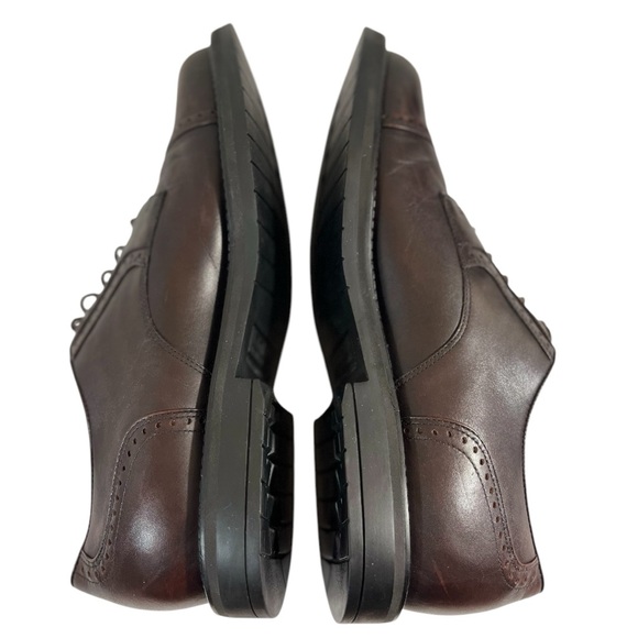 Timberland Waterproof Brown Leather Comfort Oxfords Men’s Lace Up Shoes - Picture 5 of 13